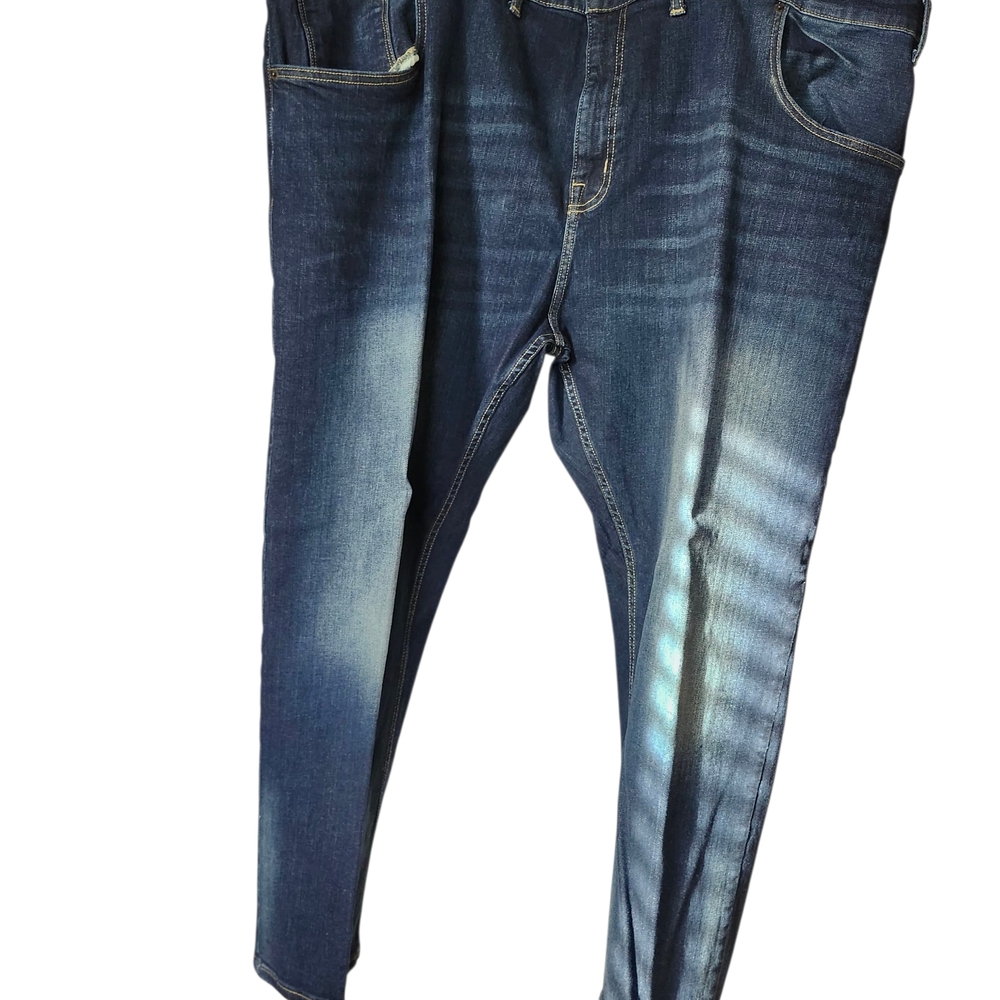 Big&Tall Men's Relaxed Denim Jeans in Deep Blue